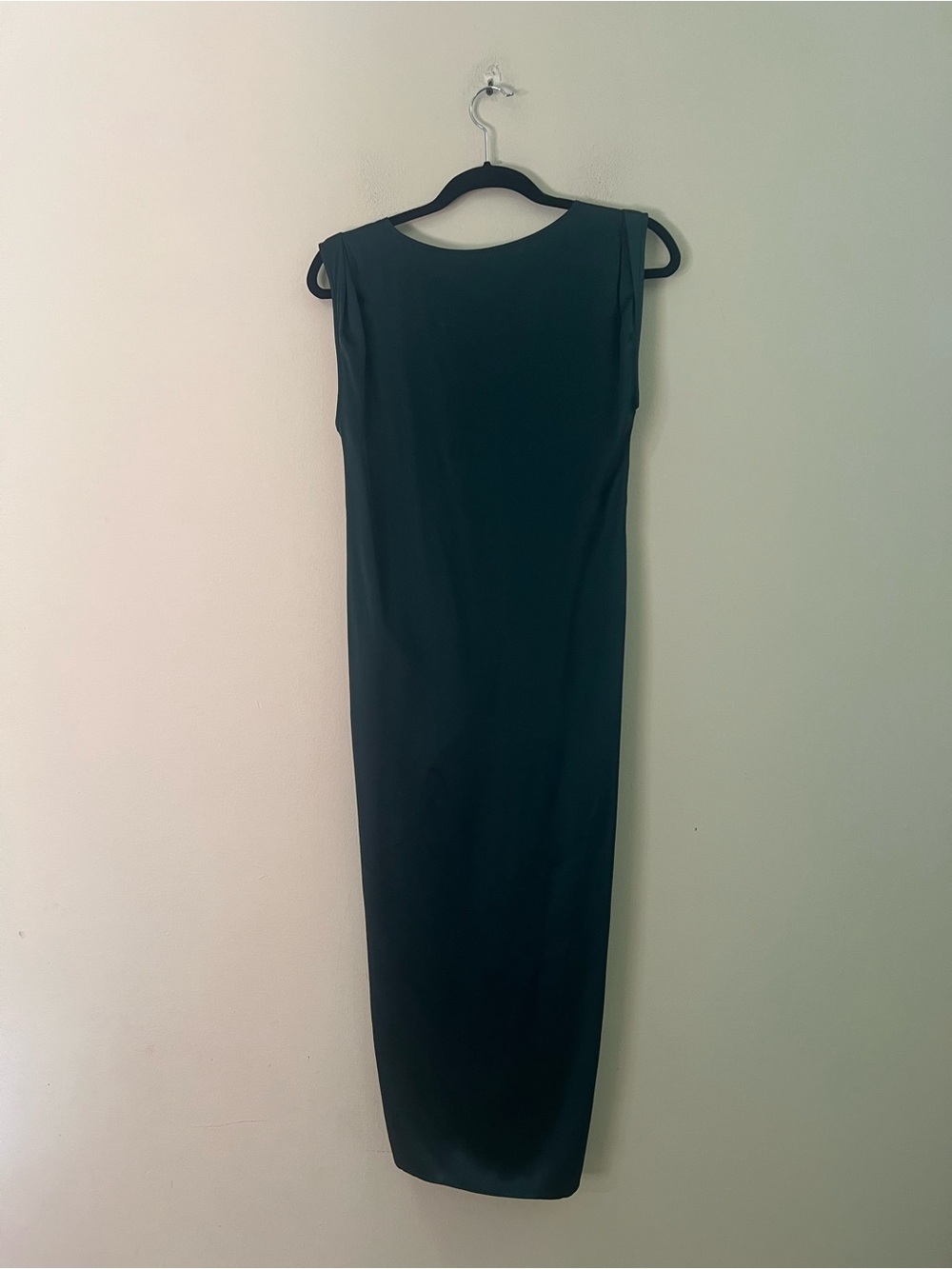 All Saints woman’s 100 % silk Sleeveless Midi Dress with Pink Draped Detail - Picture 10 of 11